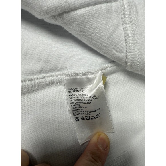 Tommy Bahama Aruba Stretch‎ Cotton Knit Blazer Womens Large White Floral Lined - Picture 7 of 10